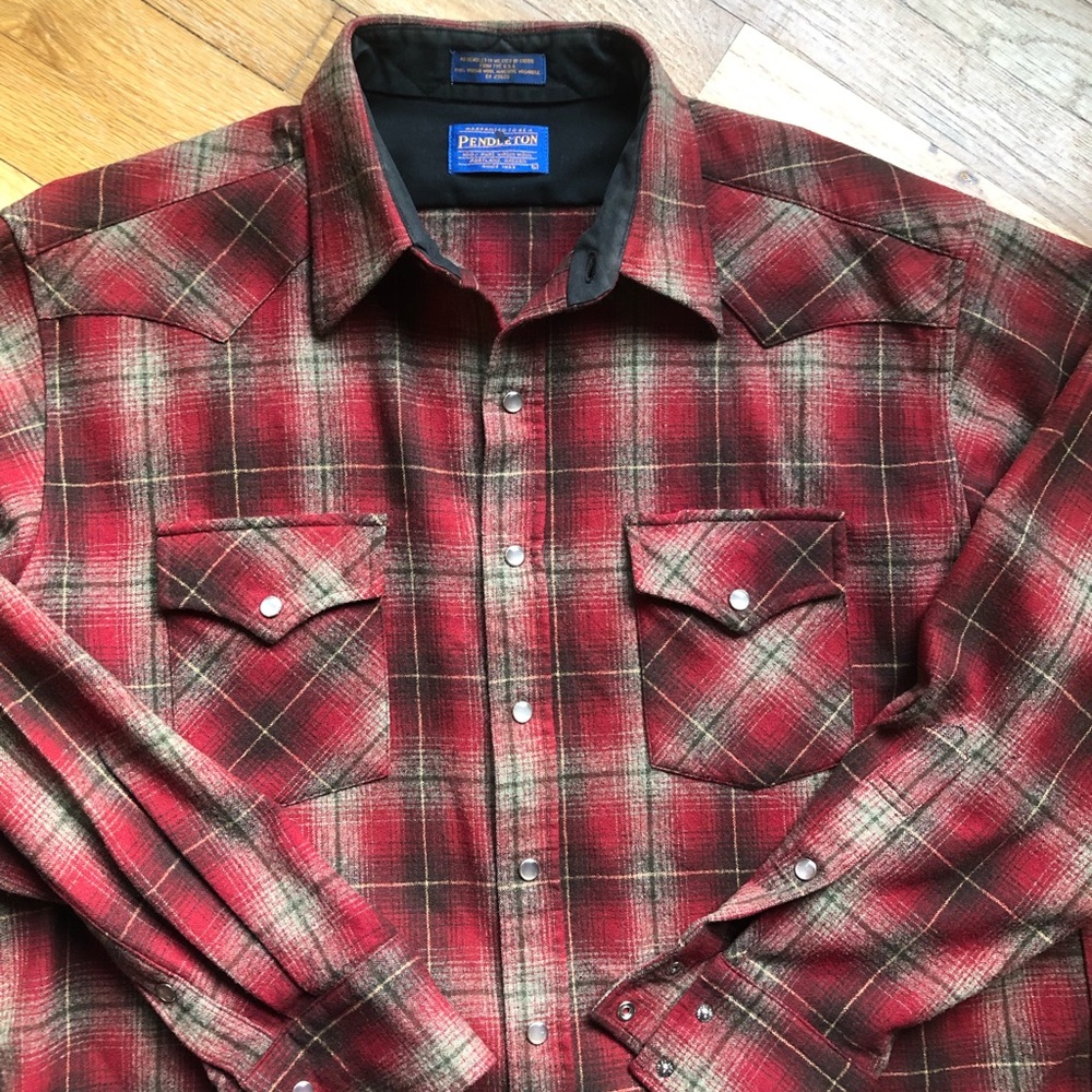 Pendleton Virgin Wool Shirt-Large
